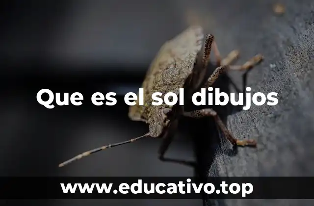 Que es el sol dibujos