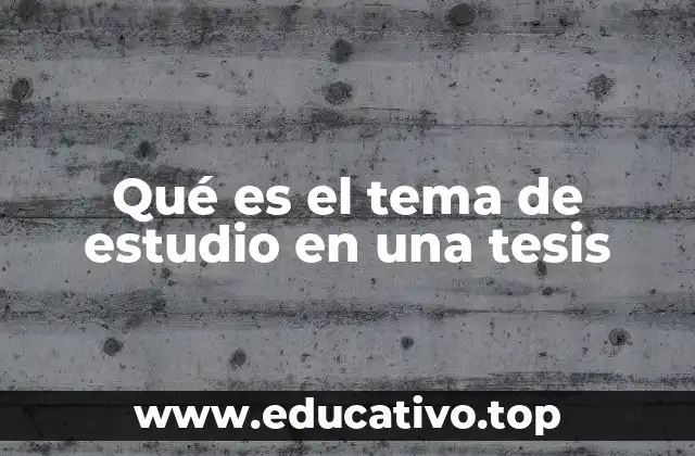 La importancia de elegir bien el eje central de tu tesis