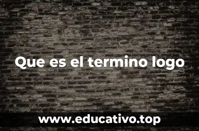 Que es el termino logo