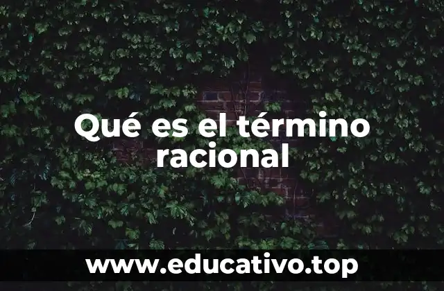 La importancia de la racionalidad en la toma de decisiones