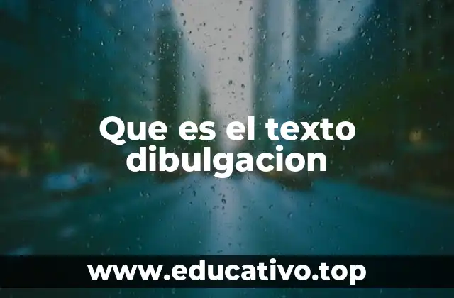 Que es el texto dibulgacion