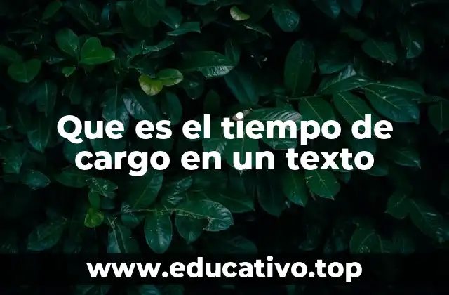 Cómo el tiempo de carga afecta la estructura de un texto