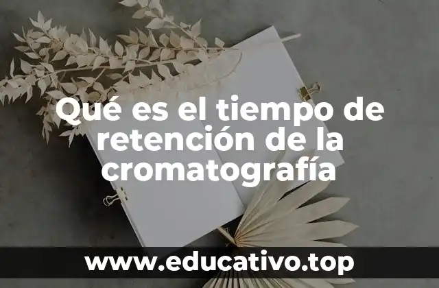 Qué es el tiempo de retención de la cromatografía