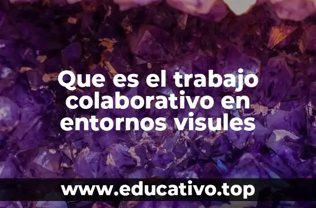 Que es el trabajo colaborativo en entornos visules