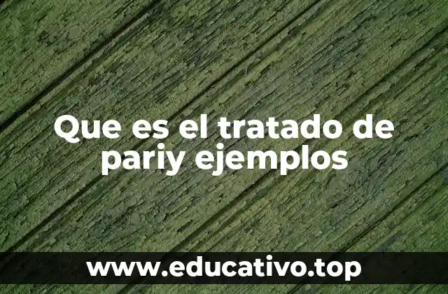 El papel de la comunidad internacional en el tratado de París