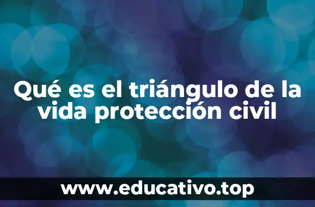 Qué es el triángulo de la vida protección civil