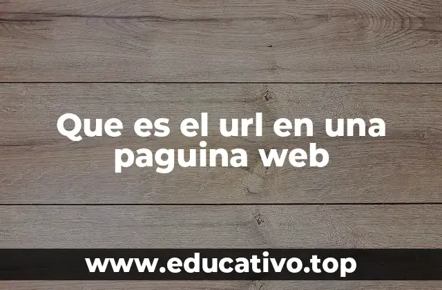 Que es el url en una paguina web