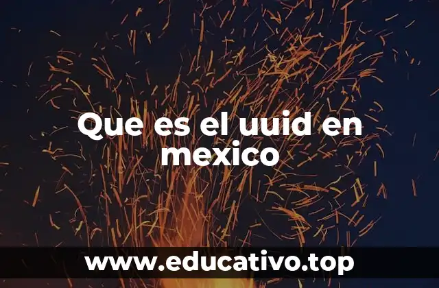 Que es el uuid en mexico