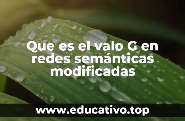 El impacto del valo G en la representación del conocimiento