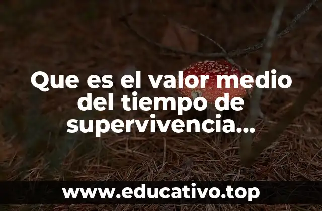 Cómo se relaciona el tiempo de supervivencia con otros conceptos estadísticos