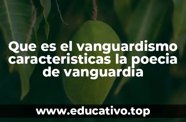 La evolución de la poesía antes y después del vanguardismo