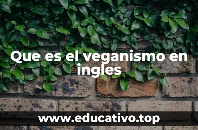 El veganismo como movimiento global
