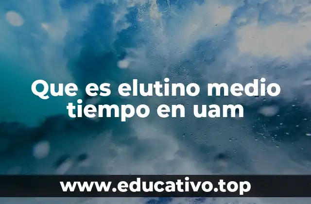 Que es elutino medio tiempo en uam