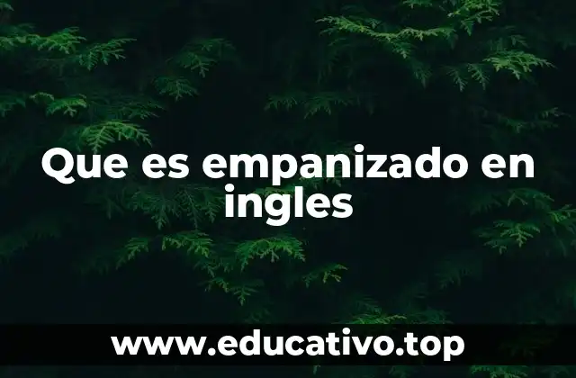 Que es empanizado en ingles