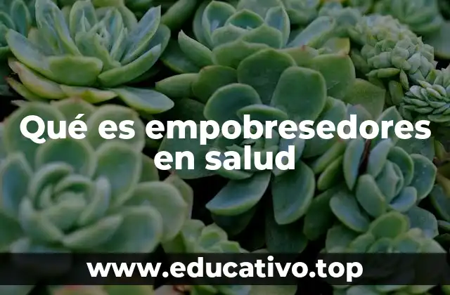 Qué es empobresedores en salud