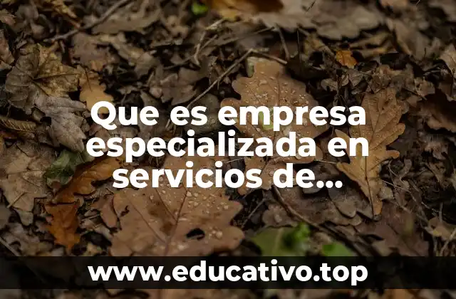 Que es empresa especializada en servicios de telemercadeo