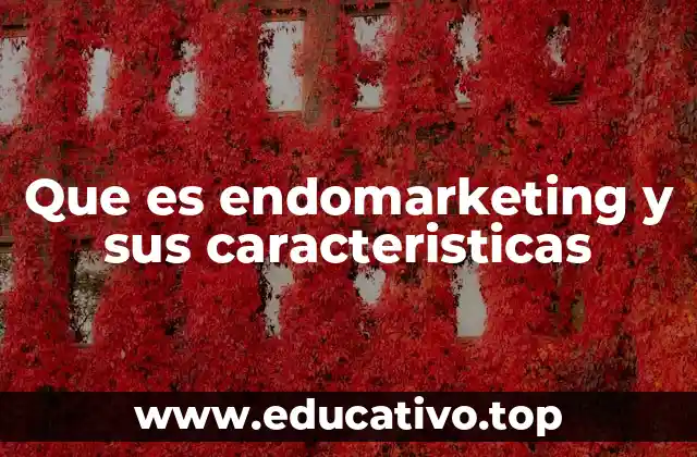 Que es endomarketing y sus caracteristicas