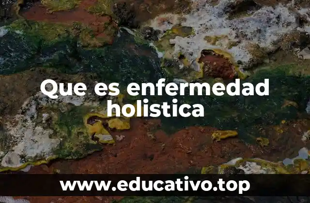 Que es enfermedad holistica
