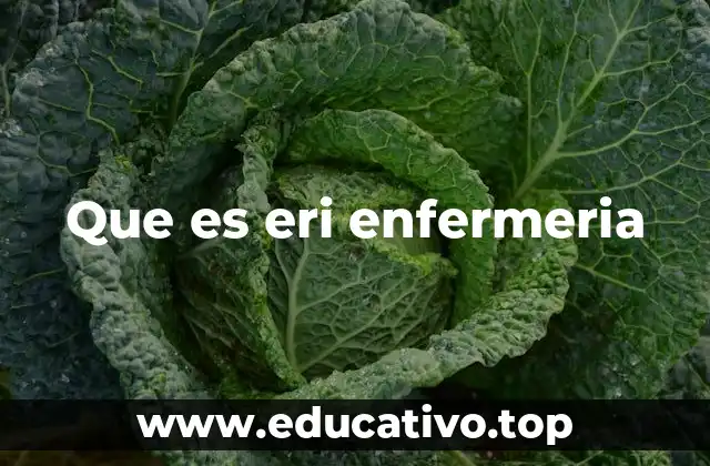 Que es eri enfermeria