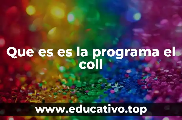 Que es es la programa el coll