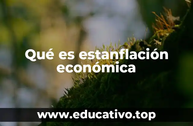 Qué es estanflación económica