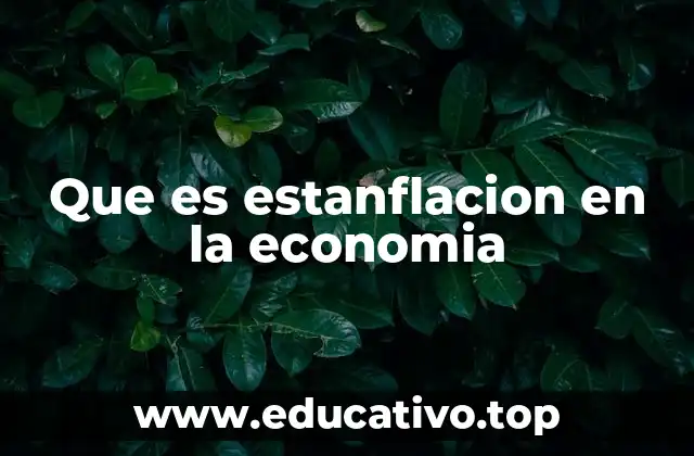 Que es estanflacion en la economia