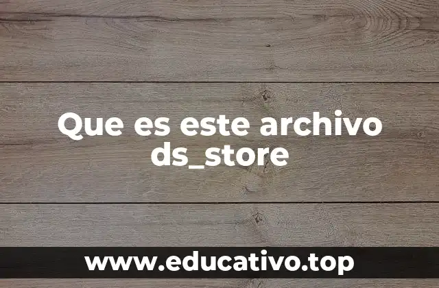 Que es este archivo ds_store