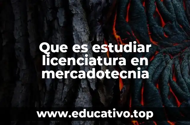 Que es estudiar licenciatura en mercadotecnia