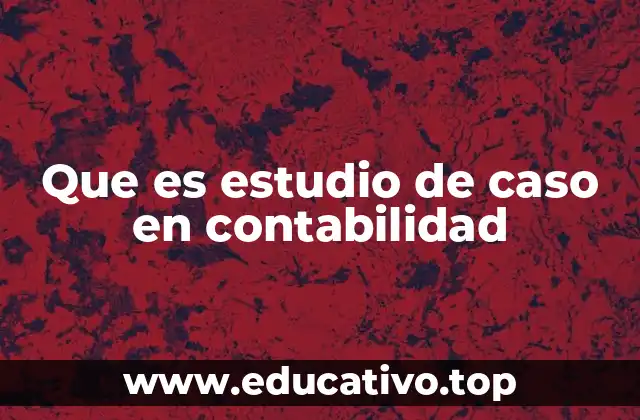 Aplicación de los estudios de caso en el análisis contable