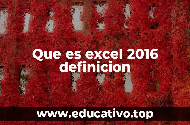 Excel 2016 y la evolución de las hojas de cálculo