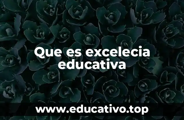 La importancia de la calidad en el sistema educativo