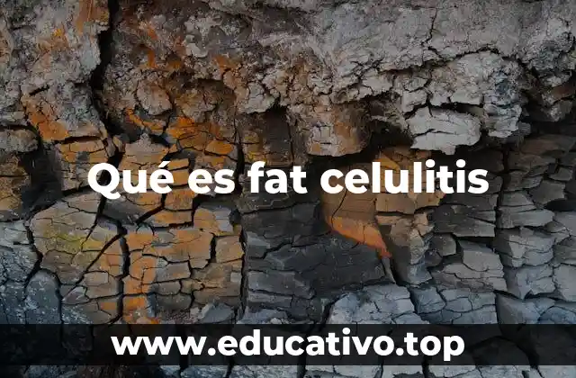 Qué es fat celulitis