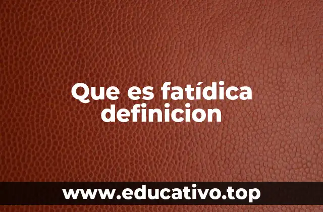 Que es fatídica definicion