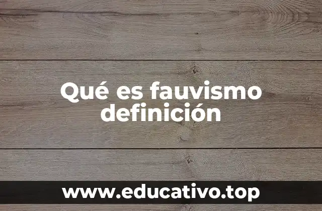 Qué es fauvismo definición