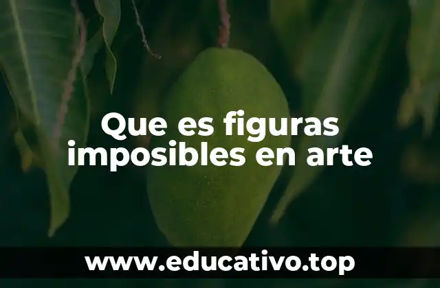 Que es figuras imposibles en arte