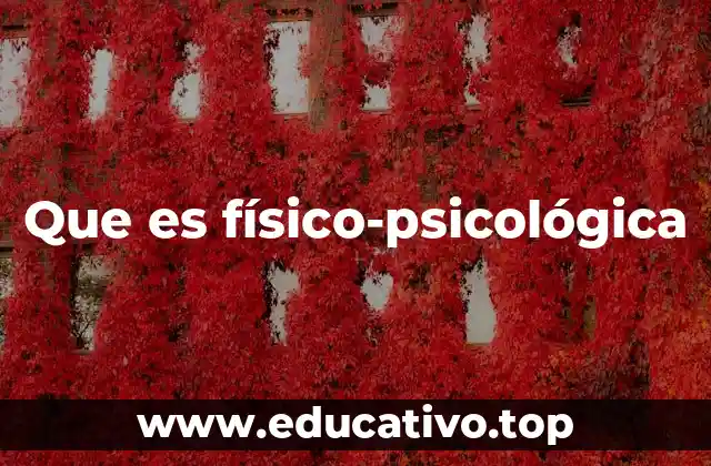 Que es físico-psicológica