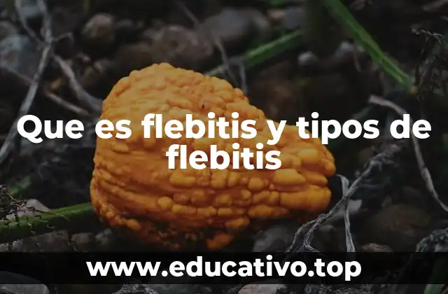 Que es flebitis y tipos de flebitis