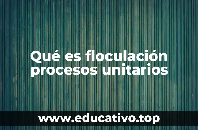 La importancia de la floculación en la ingeniería ambiental