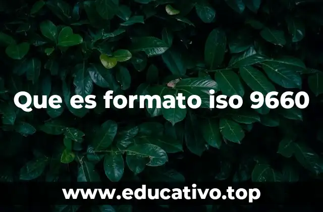 Que es formato iso 9660