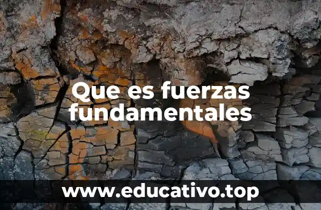 Que es fuerzas fundamentales