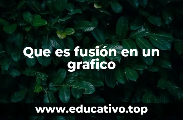 Que es fusión en un grafico