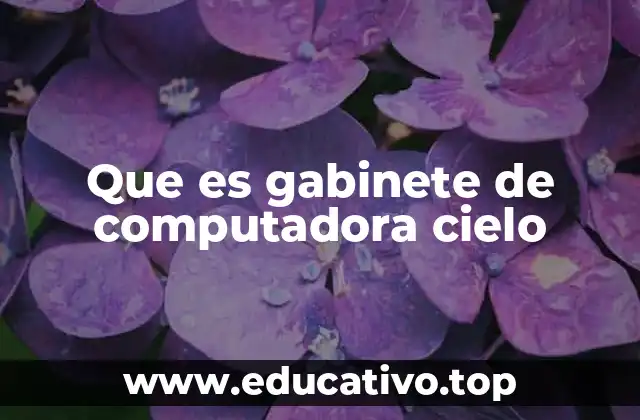 Que es gabinete de computadora cielo