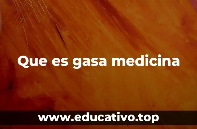 Que es gasa medicina