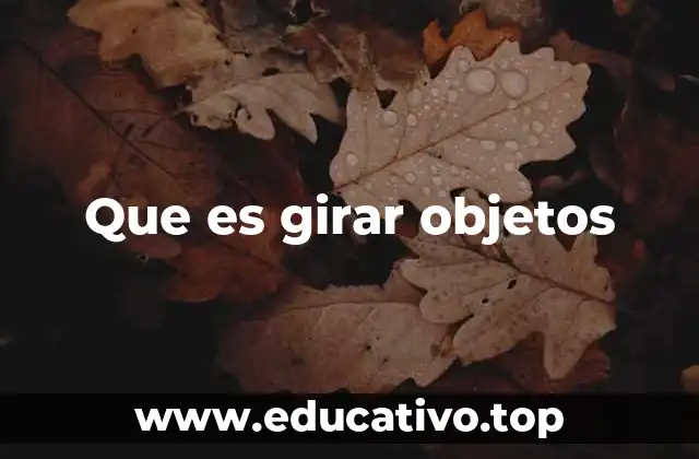 El giro como herramienta en diferentes campos