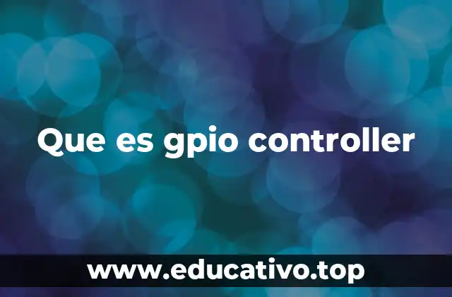 Que es gpio controller