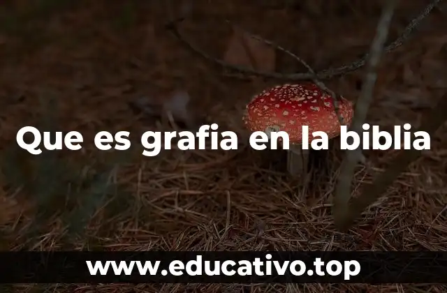 Que es grafia en la biblia