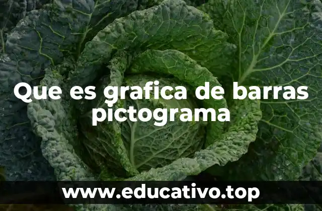 Que es grafica de barras pictograma