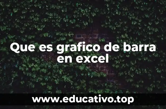Que es grafico de barra en excel