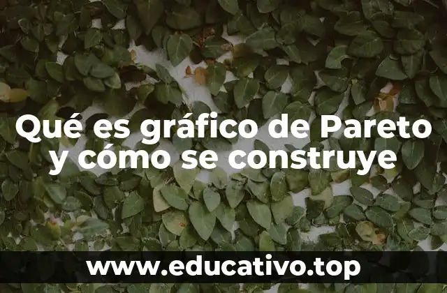 Qué es gráfico de Pareto y cómo se construye