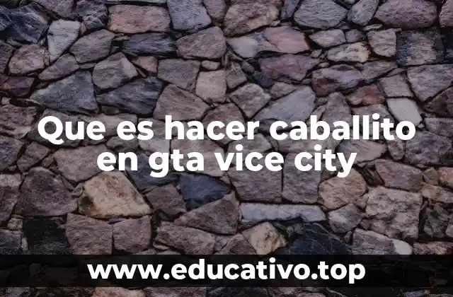 El arte de la conducción en GTA Vice City